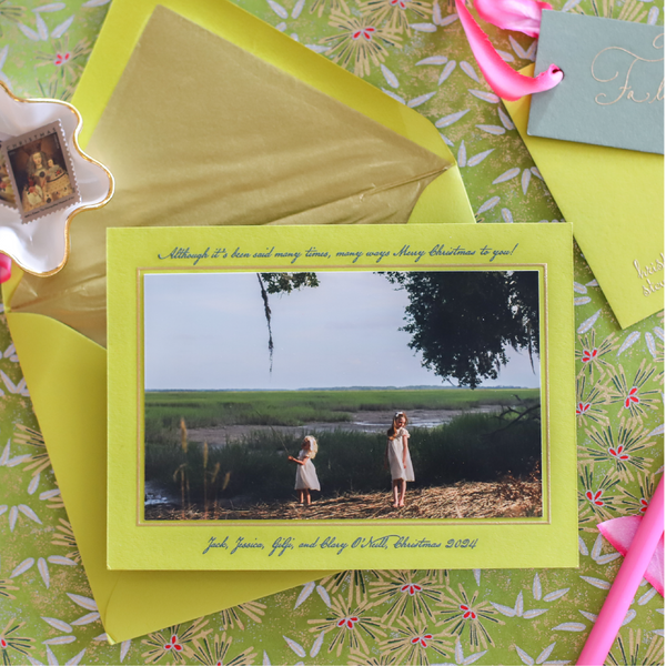Neptune Medium Luxe Holiday Card