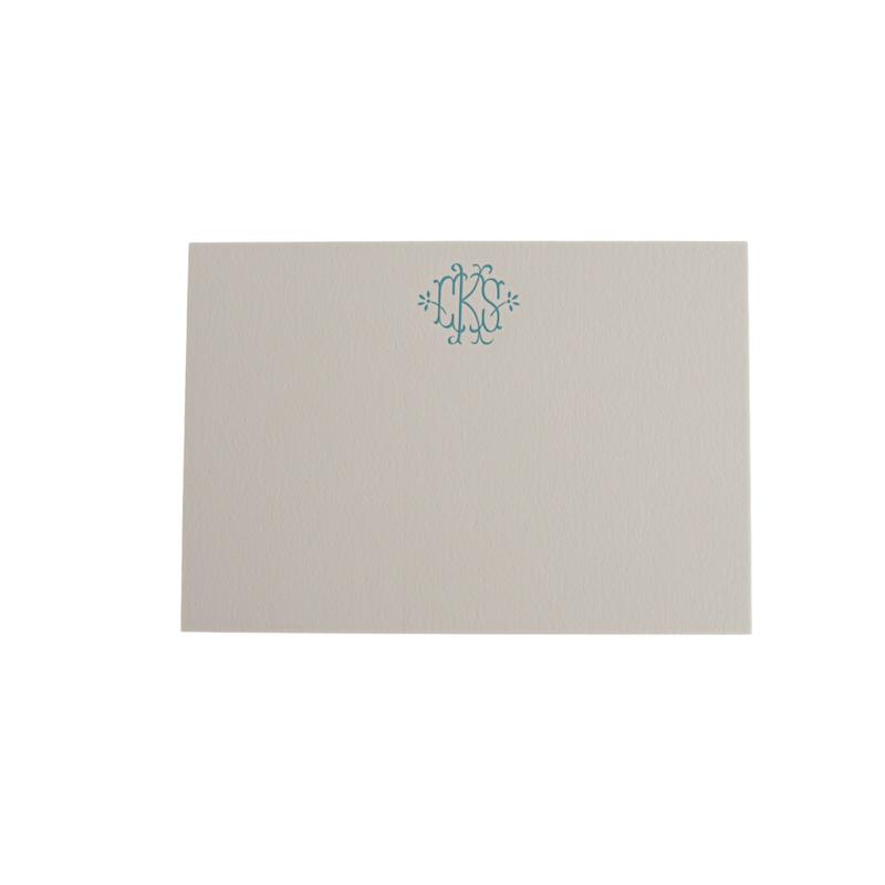 The Flower Monogram Note