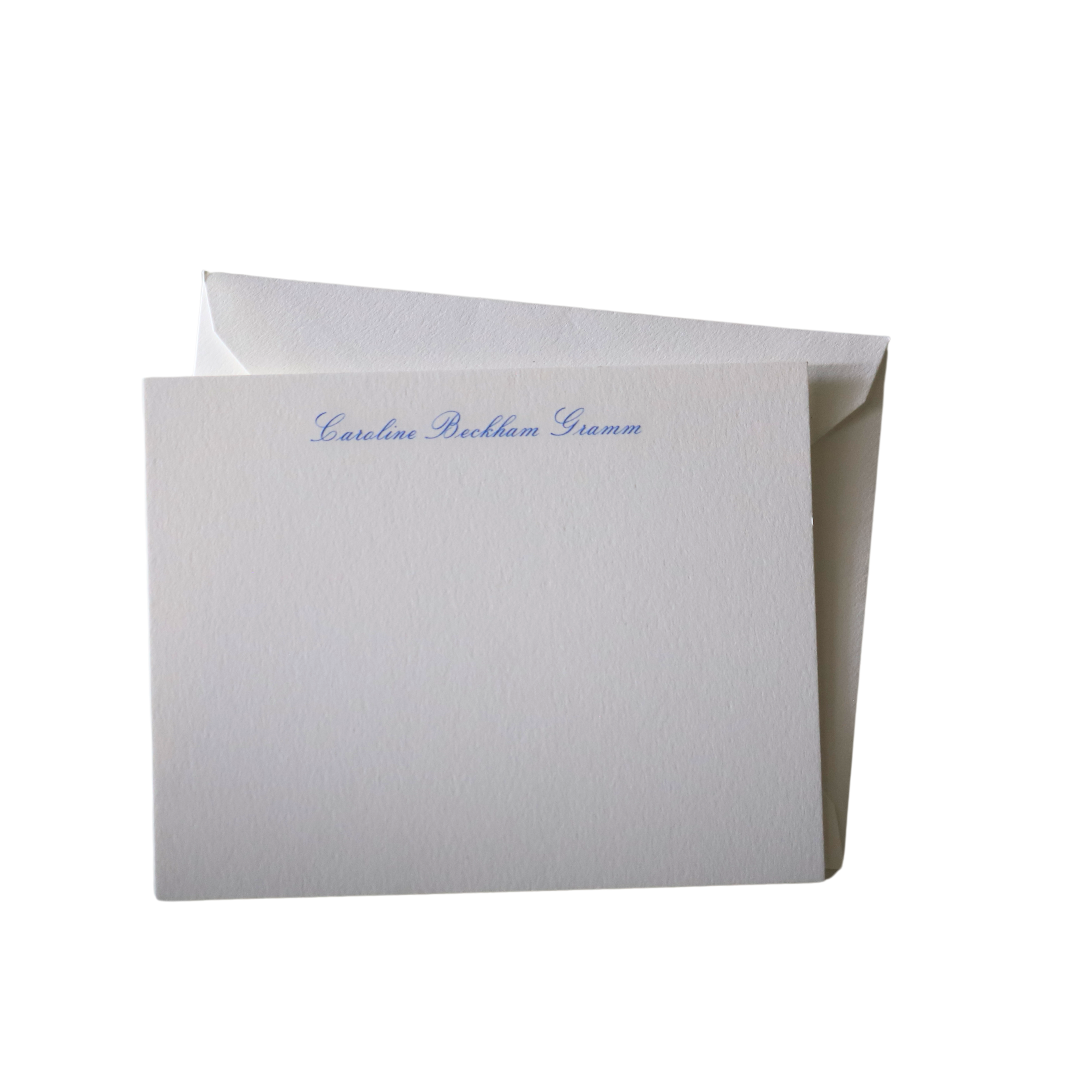Beckham Engraved Stationery