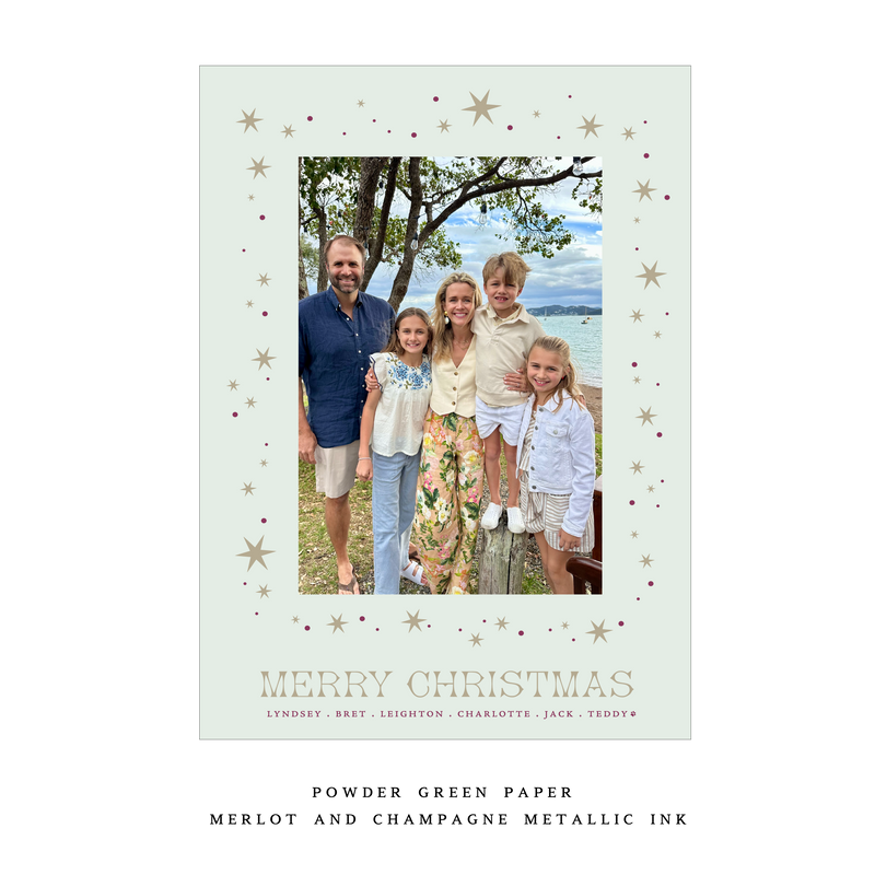 Nova Medium Luxe Holiday Card
