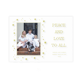Nova Engraved Medium Holiday Card