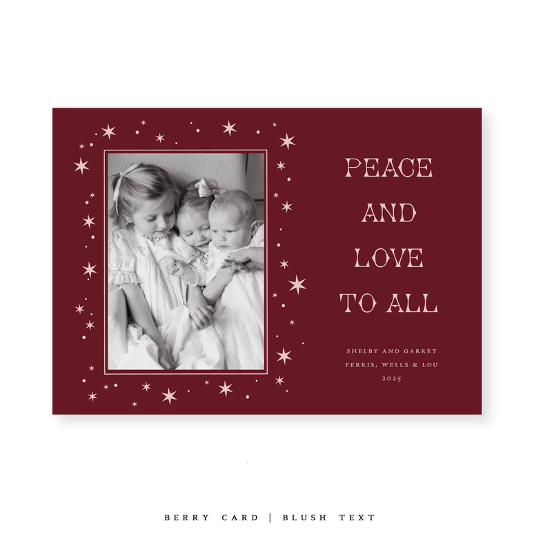 Nova Classic Printed Medium Holiday Card