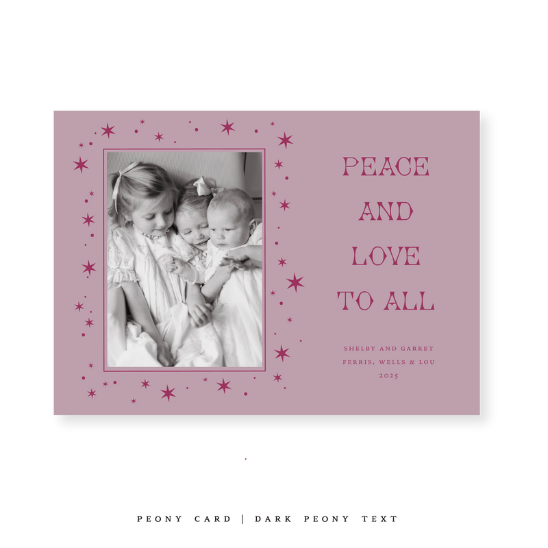 Nova Classic Printed Medium Holiday Card