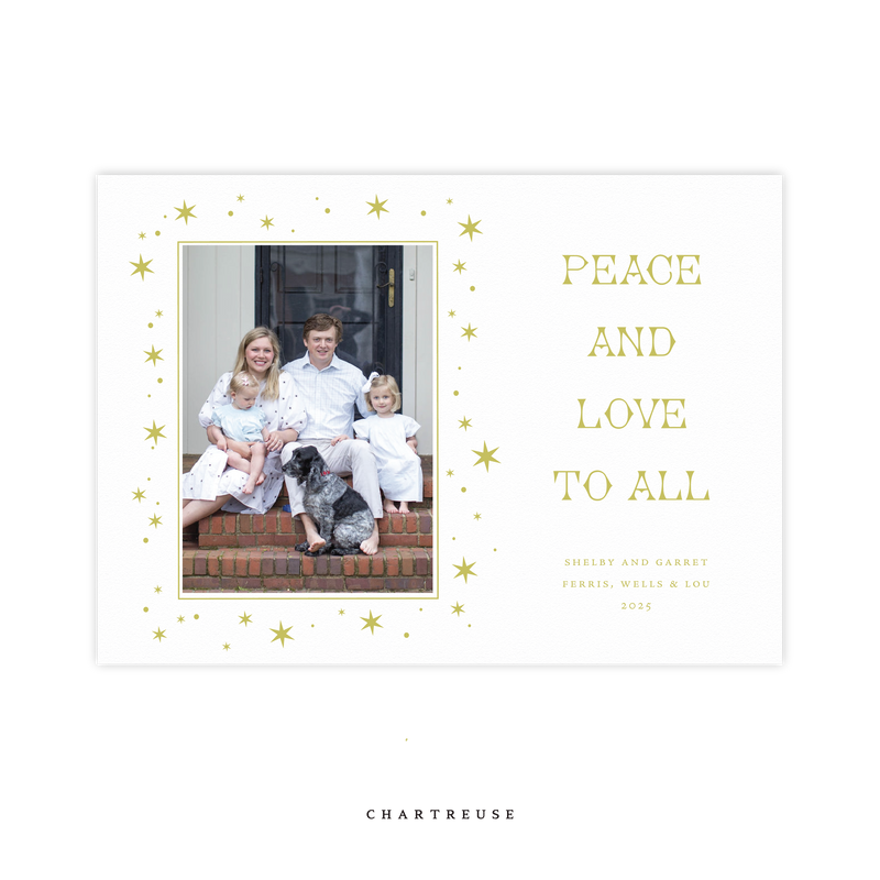 Nova Letterpress Medium Holiday Card