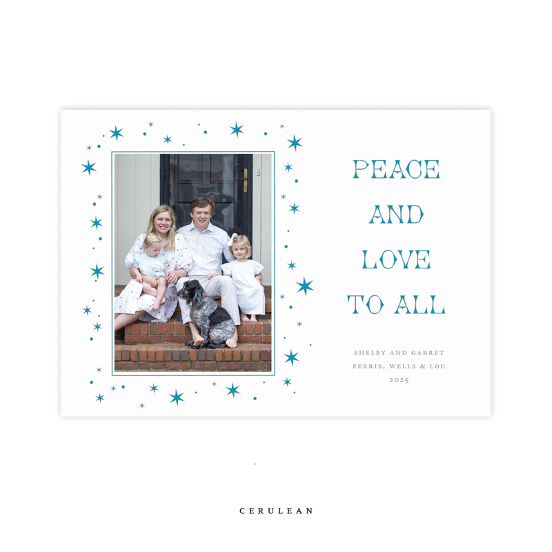 Nova Letterpress Medium Holiday Card