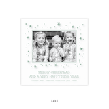Nova Engraved Small Square Holiday Card
