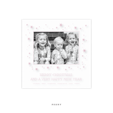 Nova Engraved Small Square Holiday Card