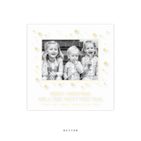 Nova Engraved Small Square Holiday Card