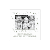 Nova Engraved Small Square Holiday Card