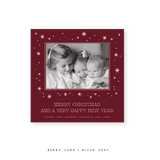 Nova Classic Printed Small Square Holiday Card