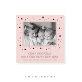 Nova Classic Printed Small Square Holiday Card