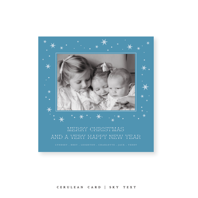 Nova Classic Printed Small Square Holiday Card