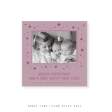 Nova Classic Printed Small Square Holiday Card