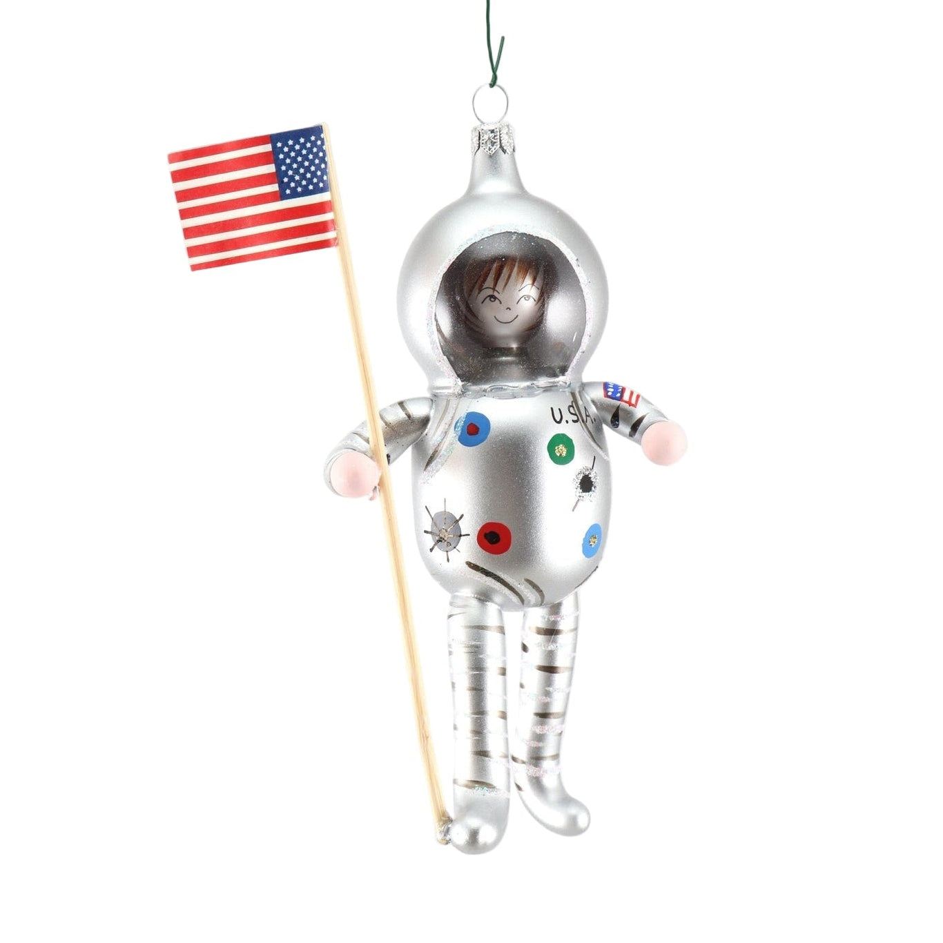 Silver Astronaut Ornament