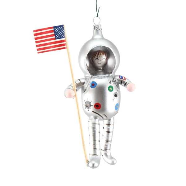 Silver Astronaut Ornament