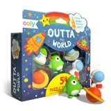 Outta This World-Scented Puzzle Eraser-Set of 5