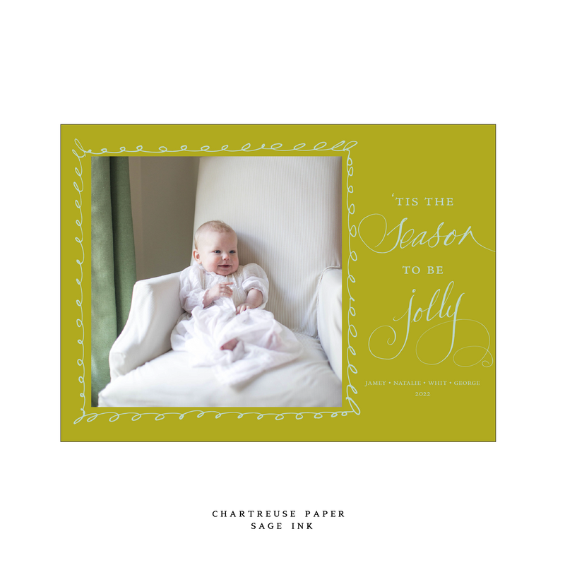 Ophelia Medium Luxe Holiday Card
