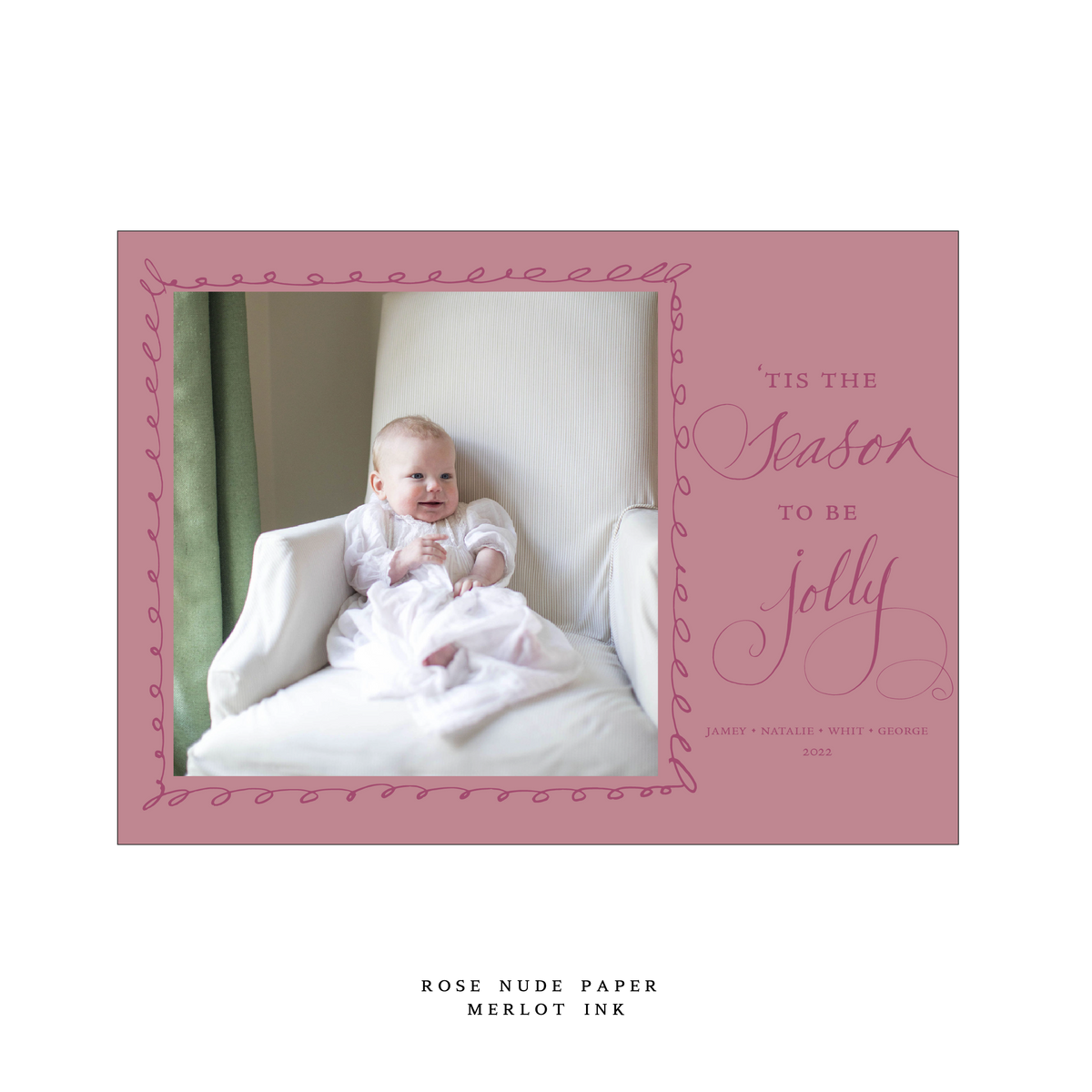 Ophelia Large Luxe Holiday Card (Archive)