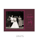 Ophelia Medium Luxe Holiday Card