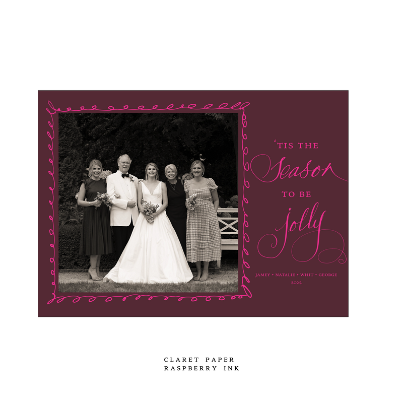 Ophelia Medium Luxe Holiday Card