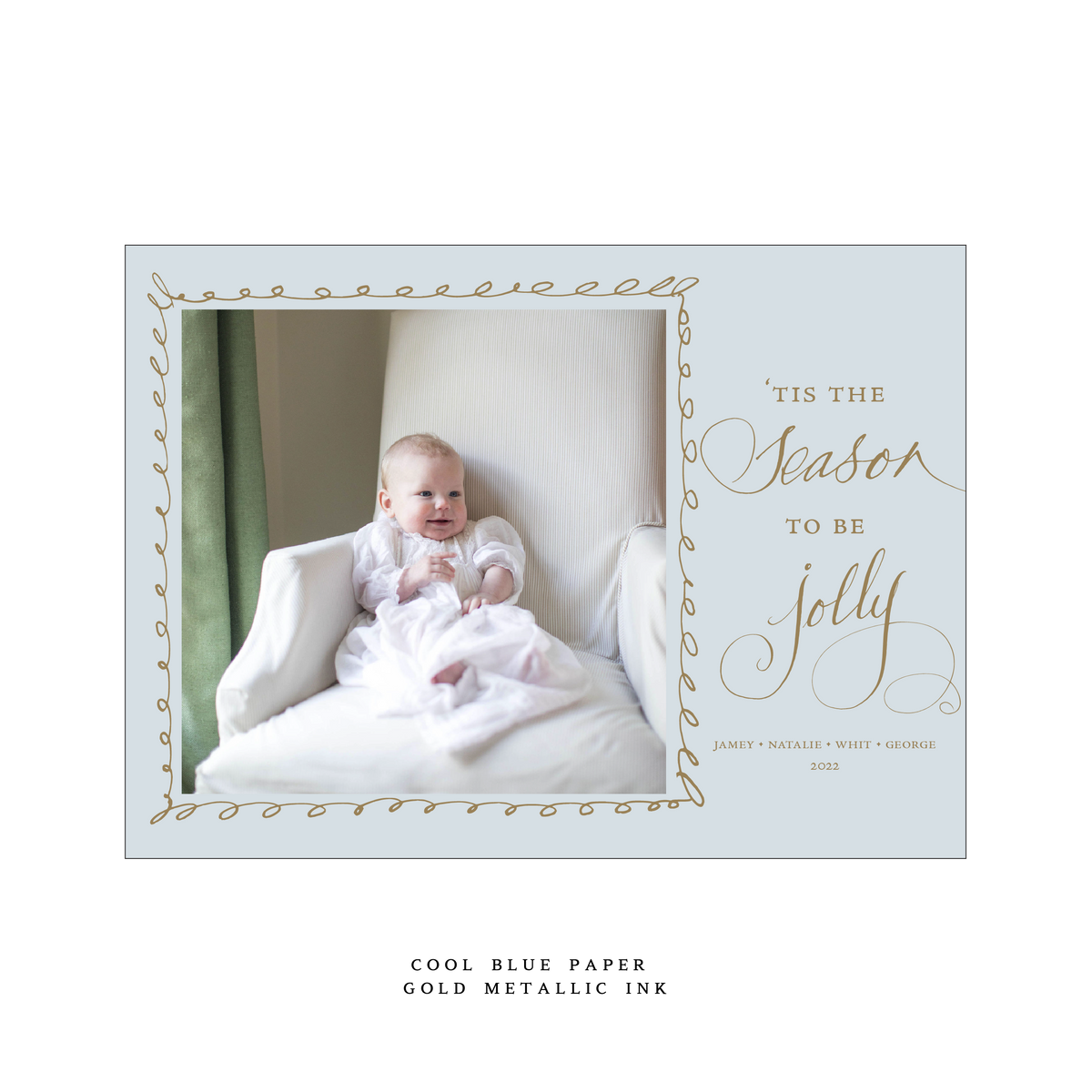 Ophelia Large Luxe Holiday Card (Archive)