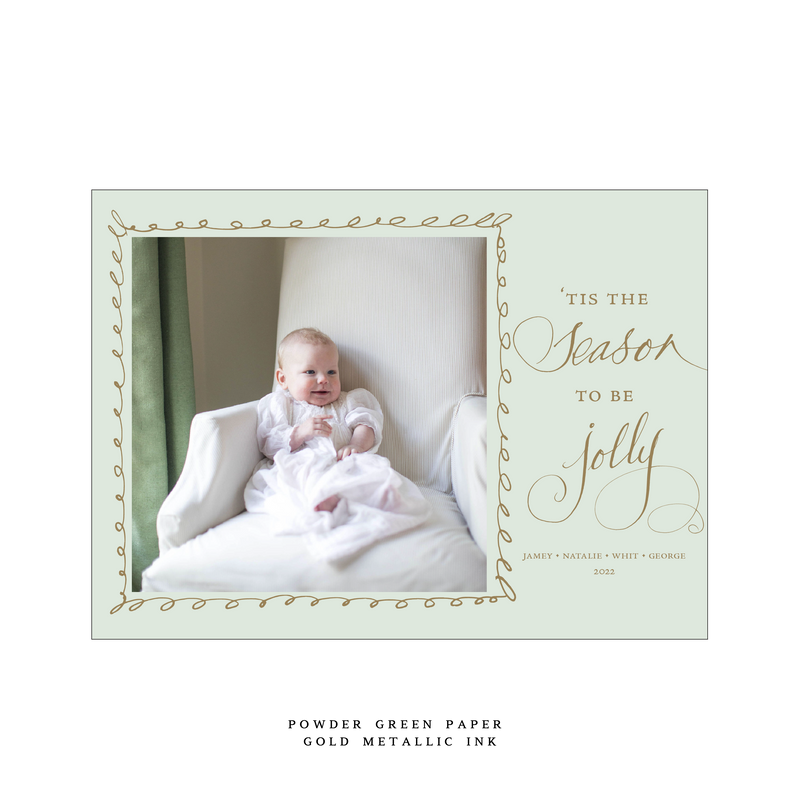 Ophelia Medium Luxe Holiday Card