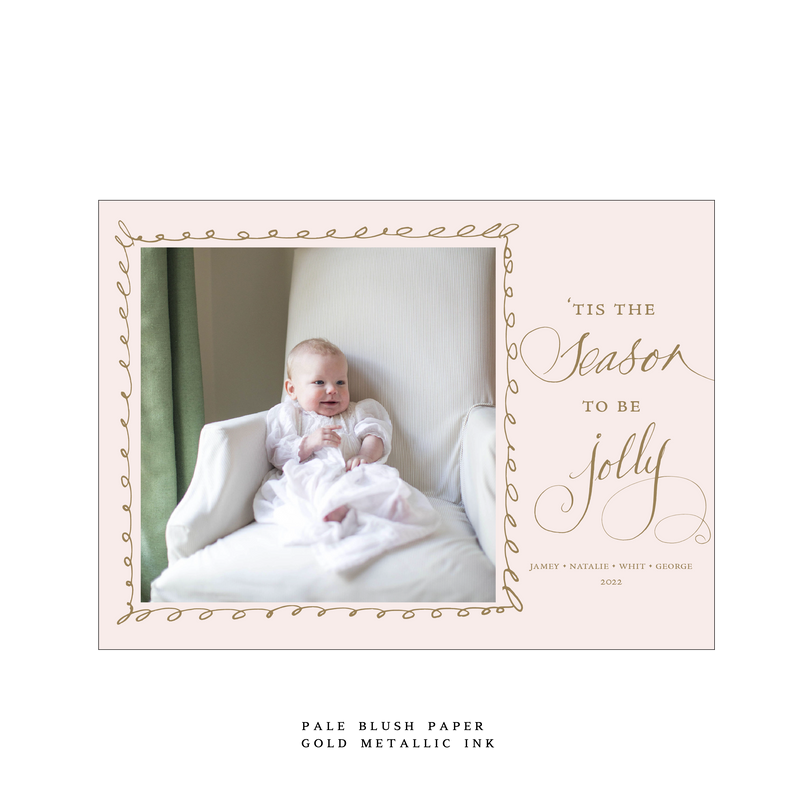 Ophelia Medium Luxe Holiday Card