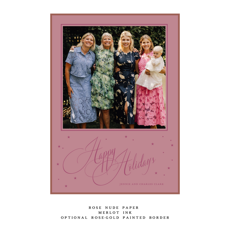 Orion Medium Luxe Holiday Card