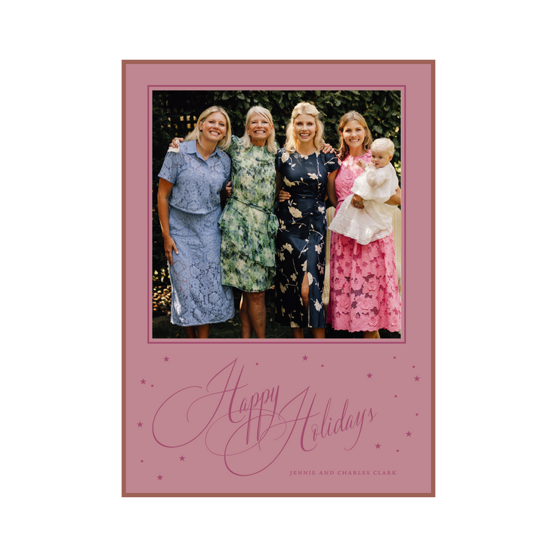 Orion Medium Luxe Holiday Card