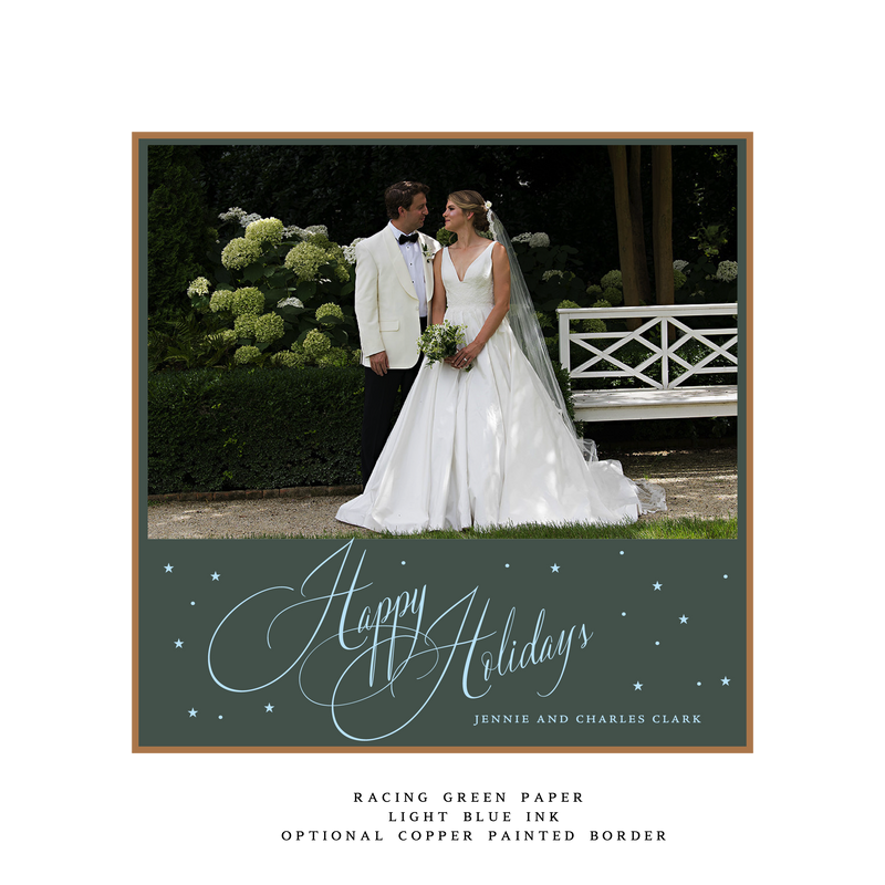 Orion Large Square Luxe Holiday Card