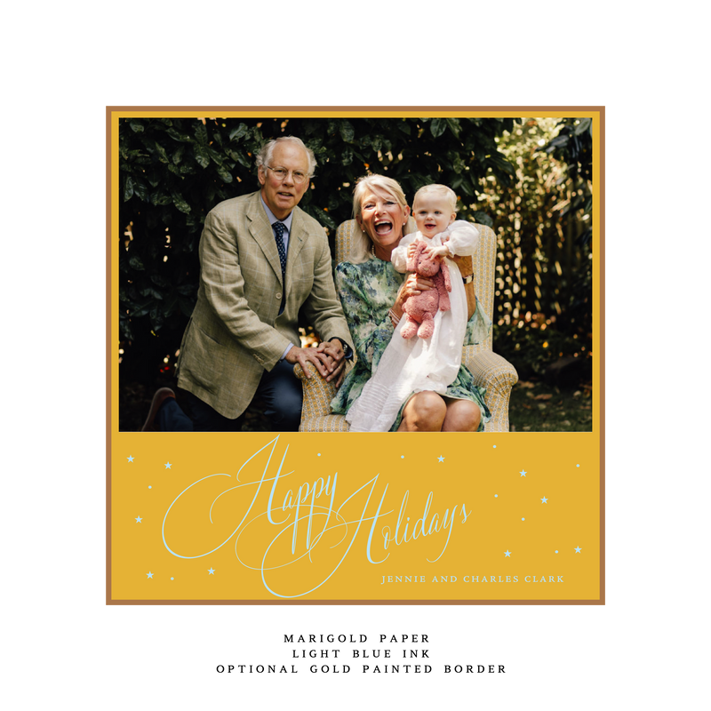 Orion Large Square Luxe Holiday Card
