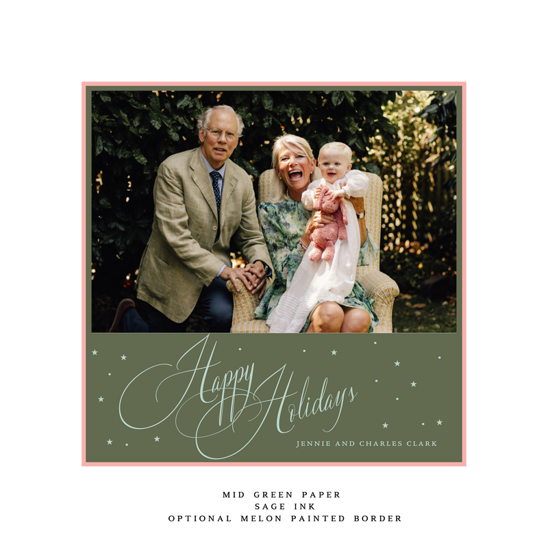 Orion Large Square Luxe Holiday Card