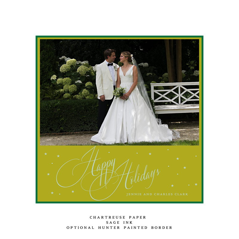 Orion Large Square Luxe Holiday Card