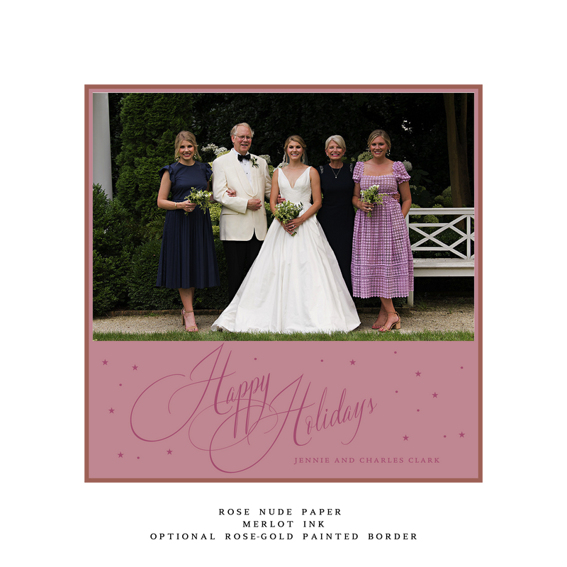 Orion Large Square Luxe Holiday Card