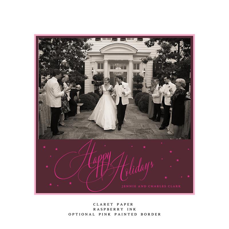 Orion Large Square Luxe Holiday Card