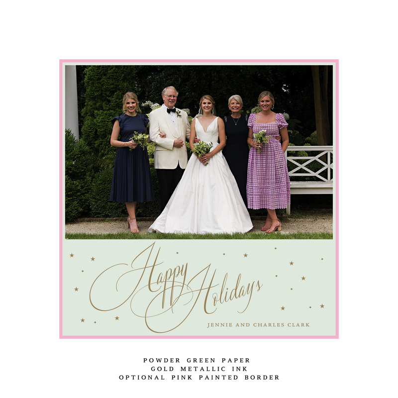 Orion Large Square Luxe Holiday Card
