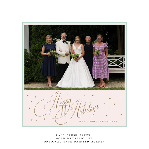 Orion Large Square Luxe Holiday Card