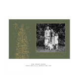 Pierre 1-Color Engraved Large Holiday Card