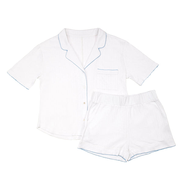 Liza Pointelle Cotton Short Pajamas