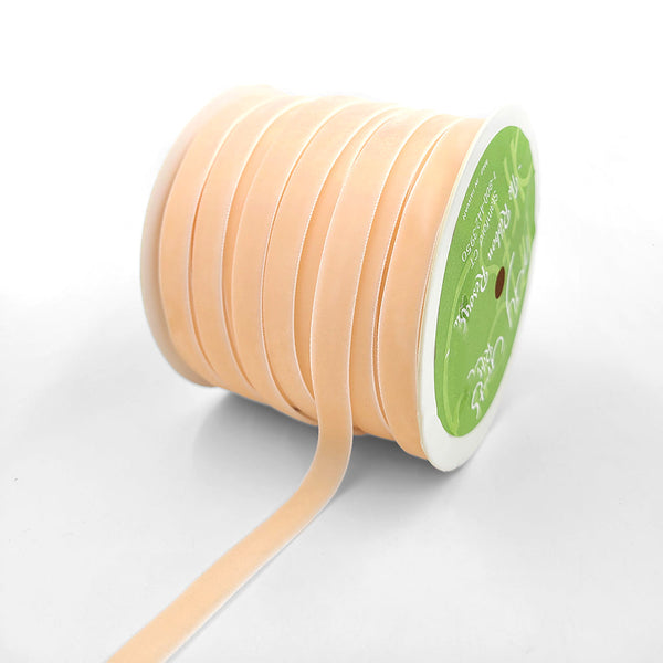 3/8" Nude Velvet Ribbon
