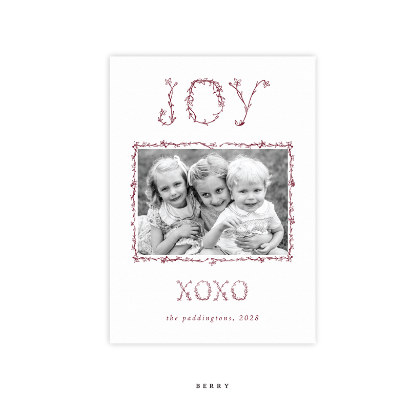 Paddington Letterpress Medium Holiday Card