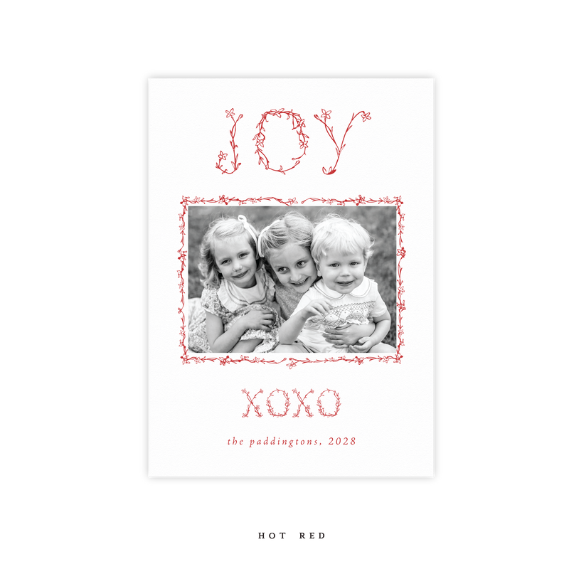 Paddington Letterpress Medium Holiday Card