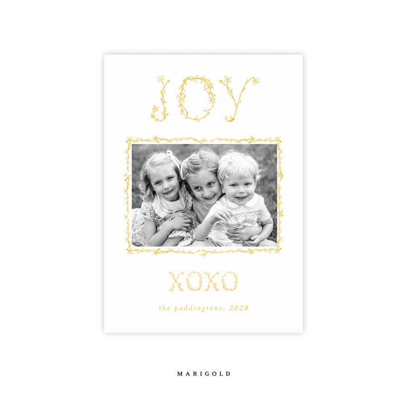 Paddington Letterpress Medium Holiday Card