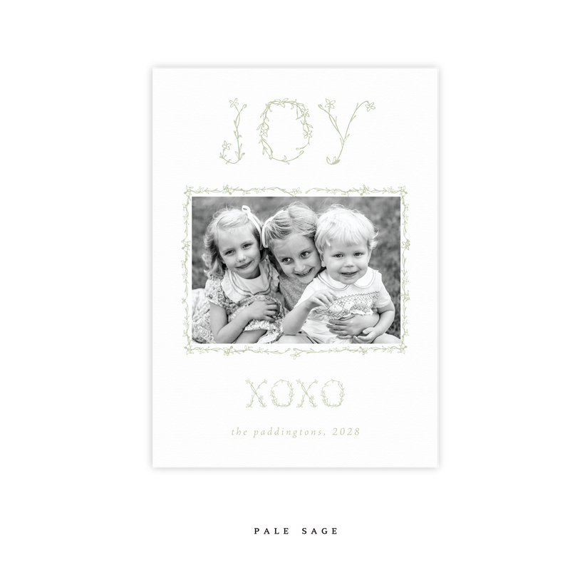 Paddington Letterpress Medium Holiday Card