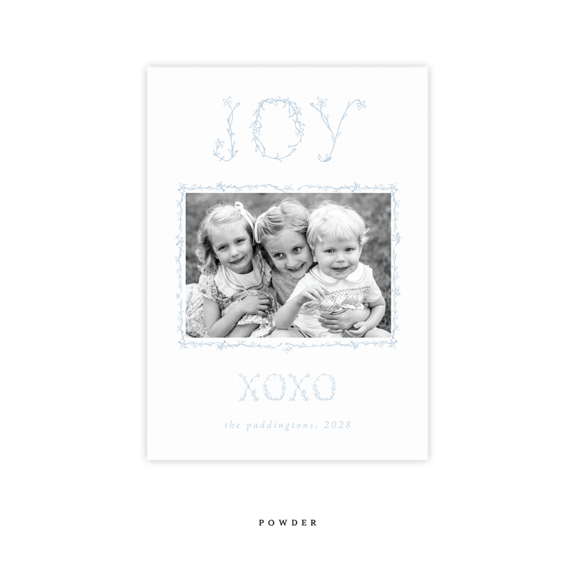 Paddington Letterpress Medium Holiday Card
