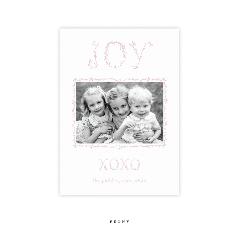 Paddington Letterpress Medium Holiday Card