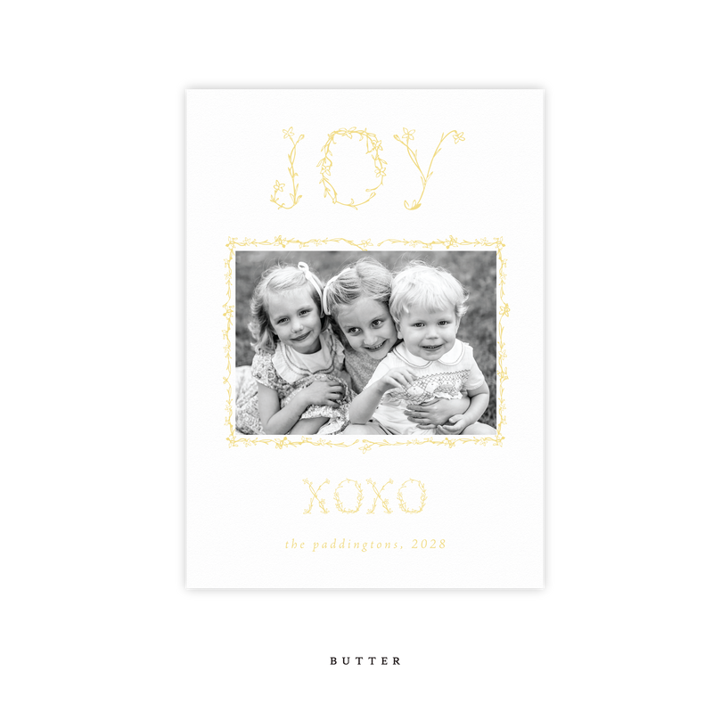 Paddington Letterpress Medium Holiday Card