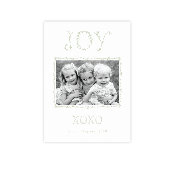 Paddington Letterpress Medium Holiday Card