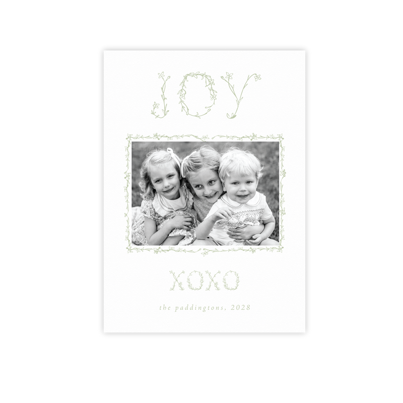 Paddington Letterpress Medium Holiday Card
