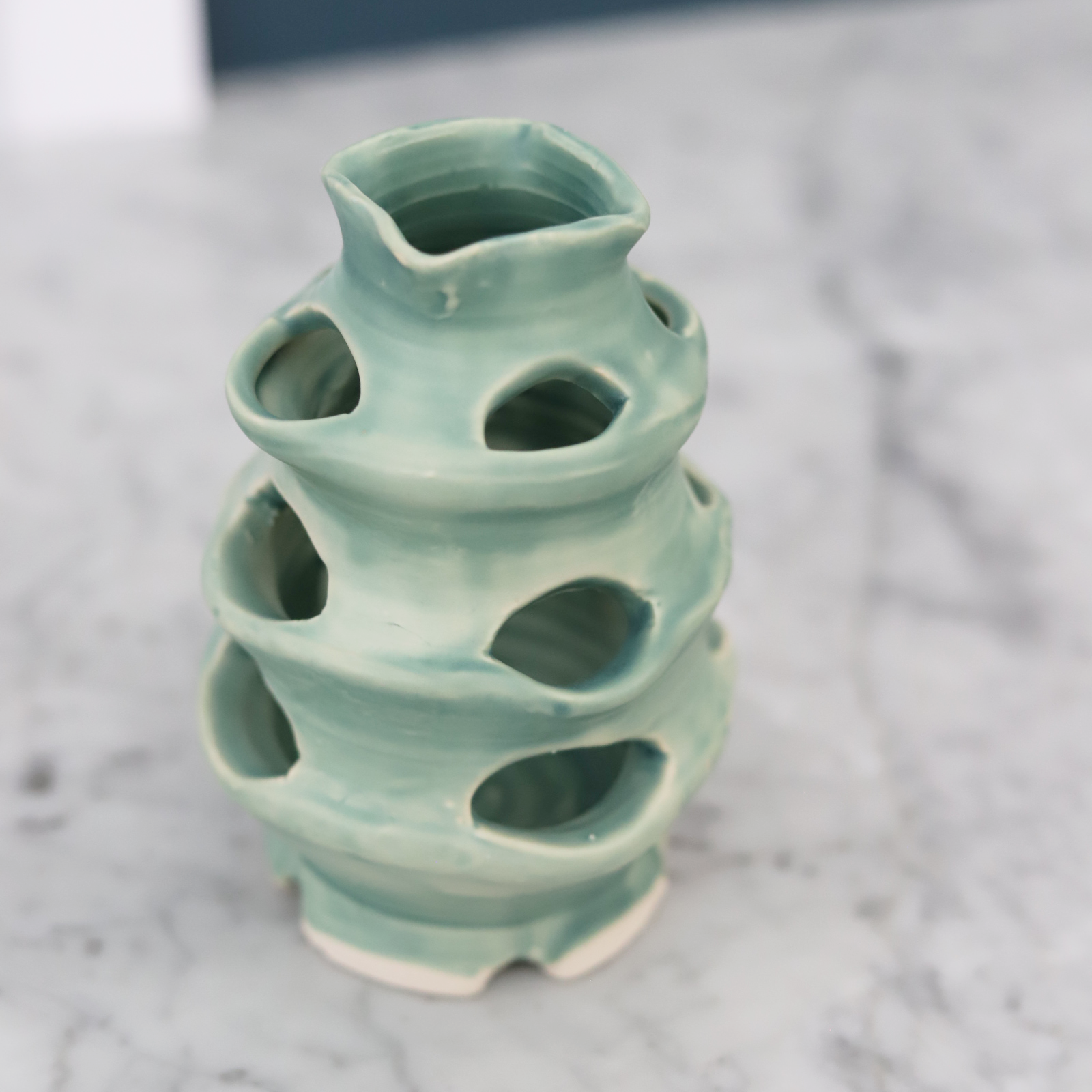 Jade Pagoda Vase